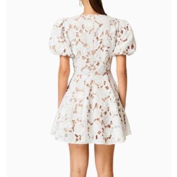 Elliatt White Floral Lace Dress - Picture 5 of 9